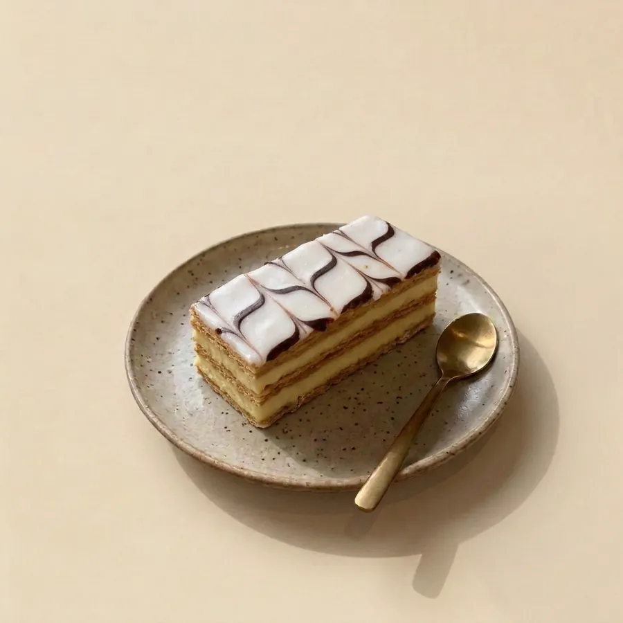 Milhojas de crema