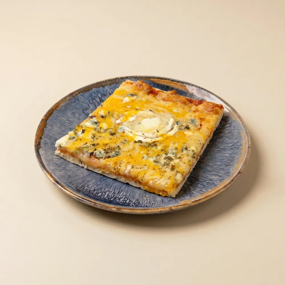 Pizza cuatro quesos