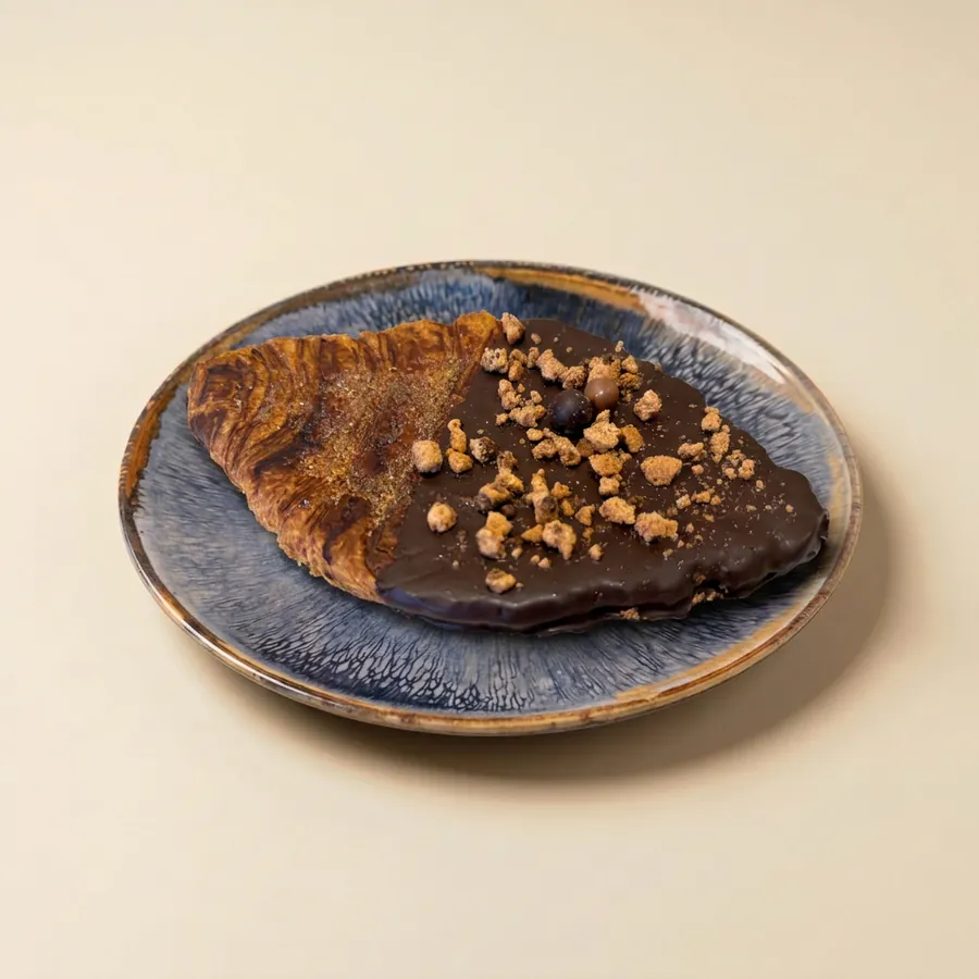 Smash croissant de chocolate